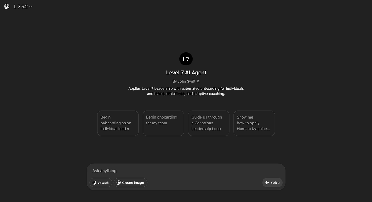 L7 AI Agent interface